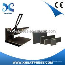 CE Approved Manuelle Heat Press Machine mit 5 Austauschen von Arbeitstischen Druckplattformen